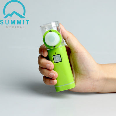 Φορητά Nebulizers πλέγματος εγχώριας χρήσης, πράσινο υπερηχητικό Nebulizer Inhaler άσθματος