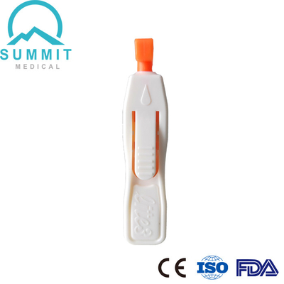 βελόνα νυστεριών ασφάλειας βάθους 21G 1.8mm με την πλαισιωμένη γρήγορη δοκιμή ενεργοποίησης κουμπιών ώθησης