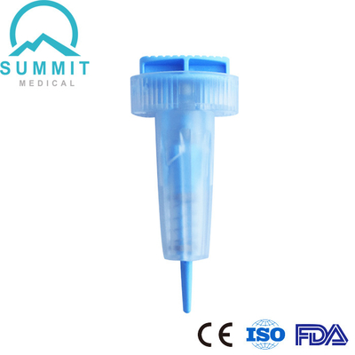 Αποστειρωμένο νυστέρι 28G 1.6mm κουμπιών ώθησης για τη δοκιμή γλυκόζης αίματος