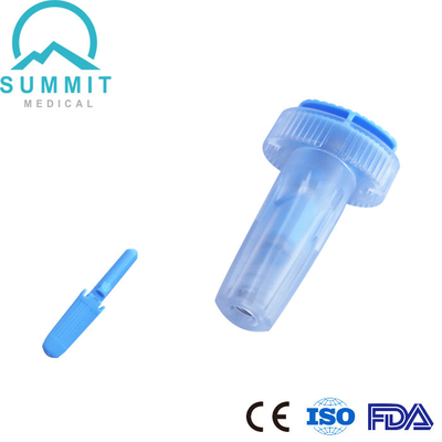 Αποστειρωμένο νυστέρι 28G 1.6mm κουμπιών ώθησης για τη δοκιμή γλυκόζης αίματος