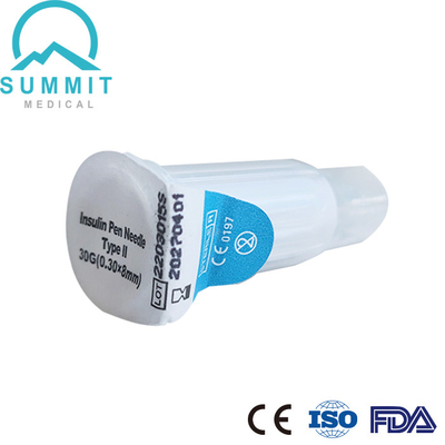 Αυτόματες εισελκόμενες βελόνες 30G 8mm μανδρών ινσουλίνης για τις μάνδρες ινσουλίνης