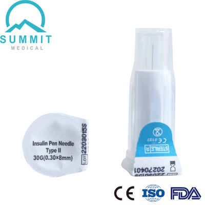 Αυτόματες εισελκόμενες βελόνες 30G 8mm μανδρών ινσουλίνης για τις μάνδρες ινσουλίνης