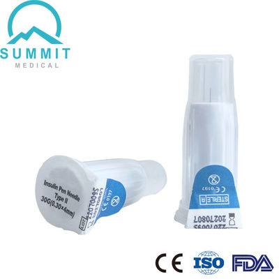 Βελόνα 30G 4mm μανδρών ασφάλειας με την άκρη βελόνων 5 λοξοτμήσεων για μια ομαλότερη και ευγενέστερη έγχυση