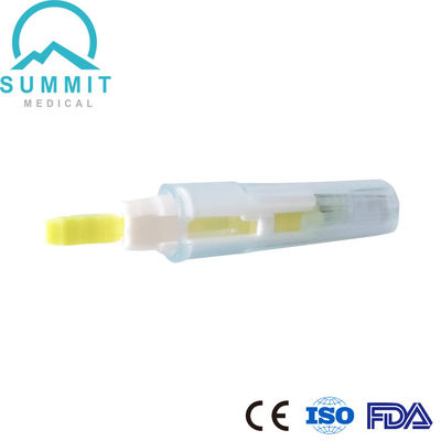 26G 1.8mm Εναχρησιμοποιήσιμο Λάνσετ Ασφάλειας για Συλλογή Αίματος από Αγγεία