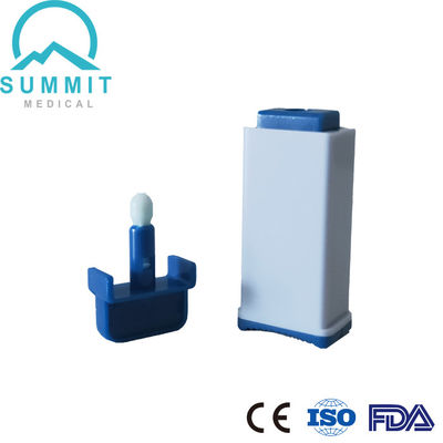 Αυτοκινητικό Ενεργοποιημένο Λάνσετ 21G 1.8mm Ελαφρύ μπλε για εξετάσεις ομάδας αίματος
