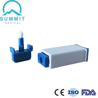 Αυτοκινητικό Ενεργοποιημένο Λάνσετ 21G 1.8mm Ελαφρύ μπλε για εξετάσεις ομάδας αίματος