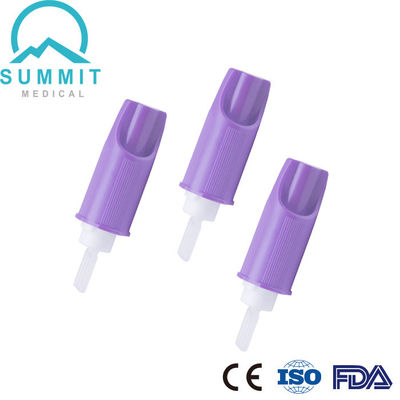 30G βελόνα 1.4mm αυτόματη συσκευή νυστεριών ασφάλειας βάθους, πορφύρα, 100 κομμάτια ανά πακέτο