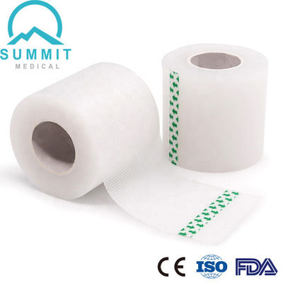 η κολλητική ταινία 50mmX9.14m Hypoallergenic, διαφανής εύκαμπτος καθαρίζει την ταινία πρώτων βοηθειών