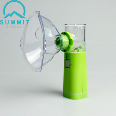 Φορητά Nebulizers πλέγματος εγχώριας χρήσης, πράσινο υπερηχητικό Nebulizer Inhaler άσθματος