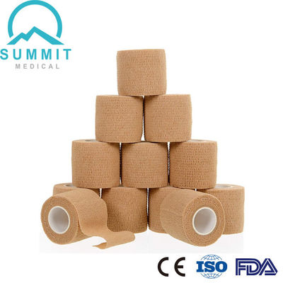 Hypoallergenic 5cmx4.5m μη υφανθείς ελαστικός συνεκτικός επίδεσμος αυτοκόλλητος