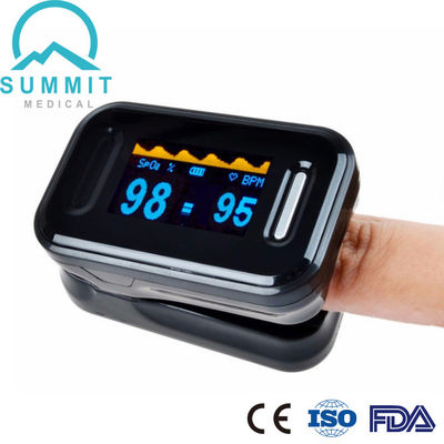 Φορητό όργανο ελέγχου κορεσμού οξυγόνου Oximeter σφυγμού άκρων δακτύλου OLED Oximetry