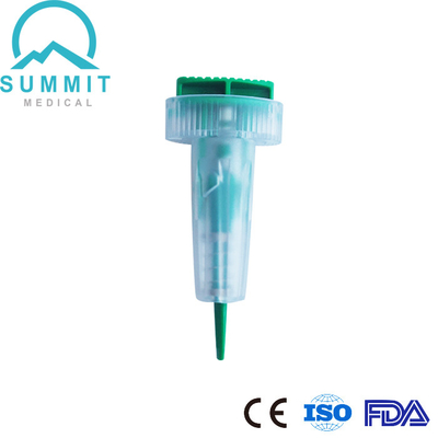 Βελόνα 1.8mm νυστεριών 21G ασφάλειας κουμπιών ώθησης βάθος για τη γρήγορη δοκιμή