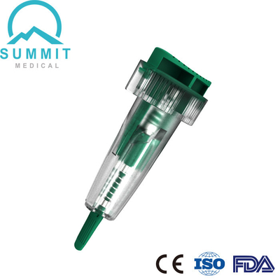 Βελόνα 1.8mm νυστεριών 21G ασφάλειας κουμπιών ώθησης βάθος για τη γρήγορη δοκιμή