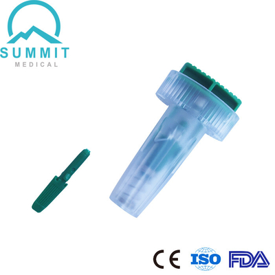 Βελόνα 1.8mm νυστεριών 21G ασφάλειας κουμπιών ώθησης βάθος για τη γρήγορη δοκιμή