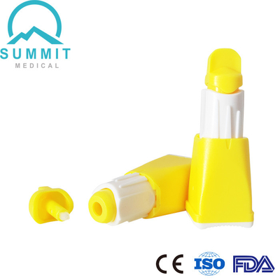 Νυστέρι 26G αίματος ασφάλειας με 3 βάθη 1.3mm 1.8mm 2.3mm για τα διαγνωστικά αίματος