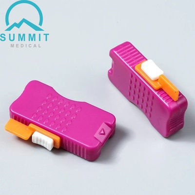 Μικροκαθαριστικό μαχαίρι μπουκιάς Safety Lancet 0,85mm * 1,75mm, μωβ