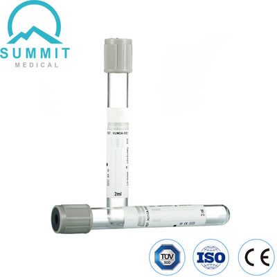 2 ml σωλήνα γλυκόζης, γκρι, πρόσθετο φθοριούχου νατρίου με K2EDTA